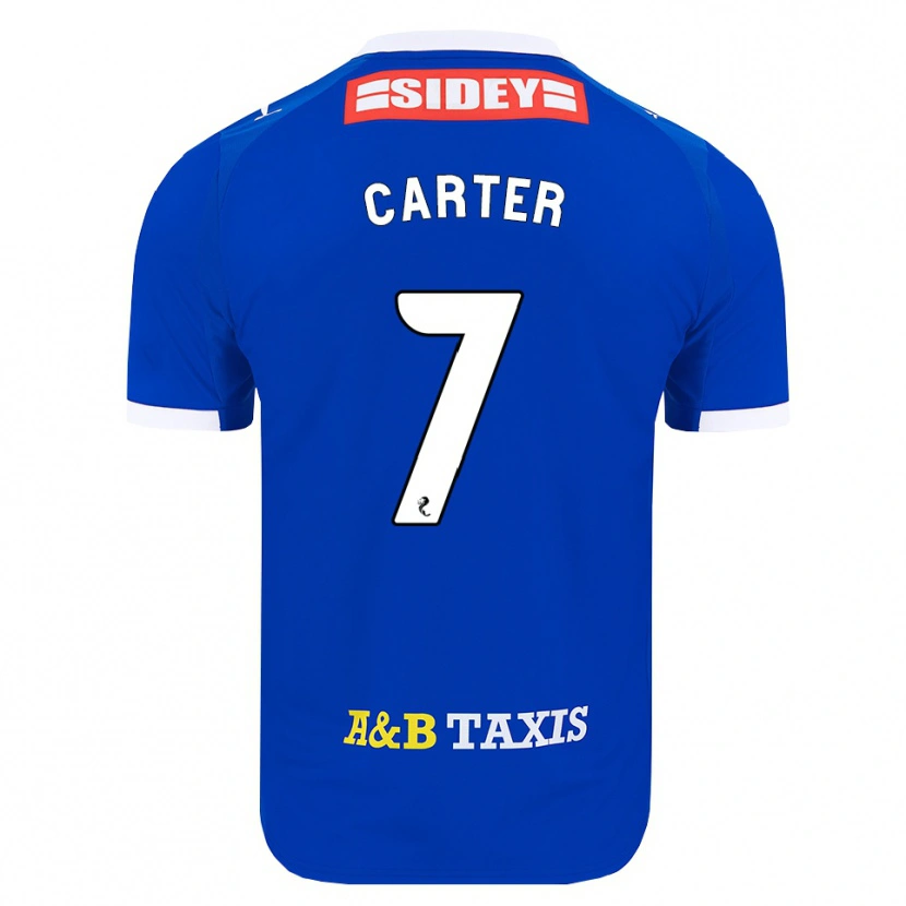 Danxen Hombre Camiseta Nicole Carter #7 Azul Rojo Amarillo 1ª Equipación 2026/27 La Camisa México