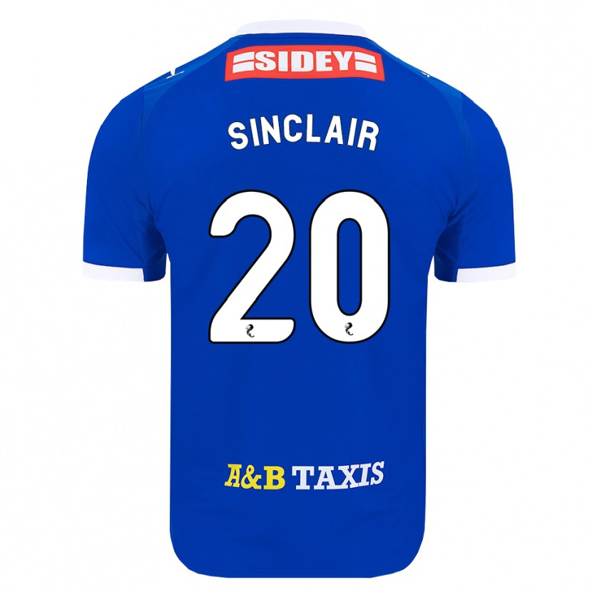 Danxen Hombre Camiseta Ross Sinclair #20 Azul Rojo Amarillo 1ª Equipación 2026/27 La Camisa México