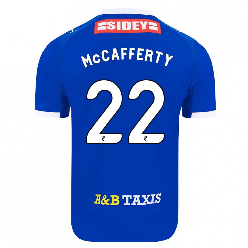 Danxen Hombre Camiseta Eirinn Mccafferty #22 Azul Rojo Amarillo 1ª Equipación 2026/27 La Camisa México