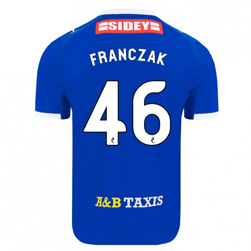 Danxen Hombre Camiseta Franciszek Franczak #46 Azul Rojo Amarillo 1ª Equipación 2026/27 La Camisa México