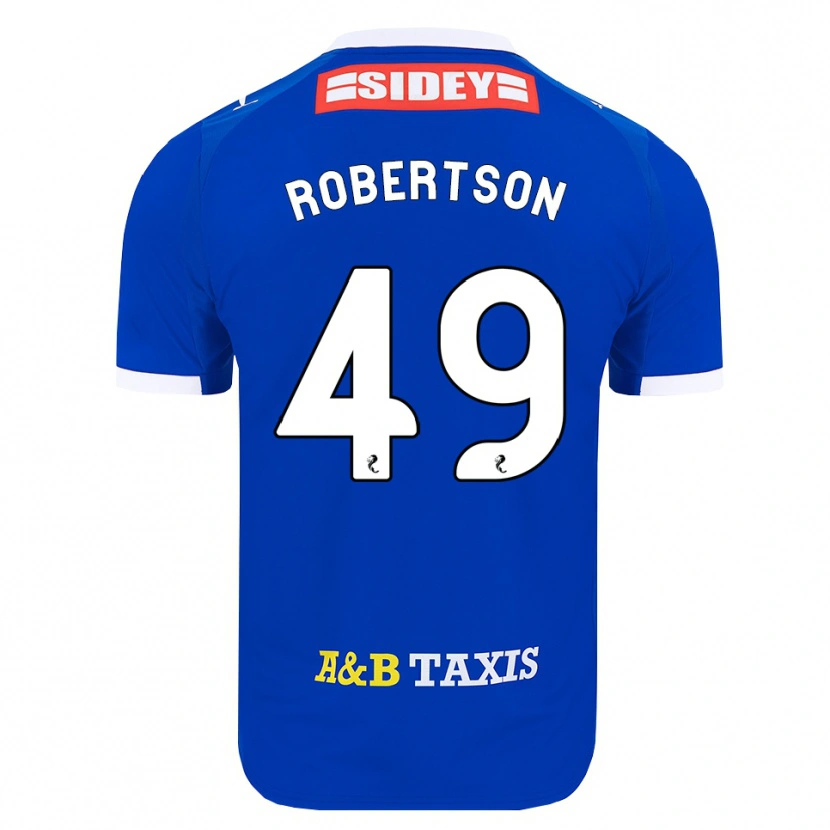 Danxen Hombre Camiseta Jack Robertson #49 Azul Rojo Amarillo 1ª Equipación 2026/27 La Camisa México