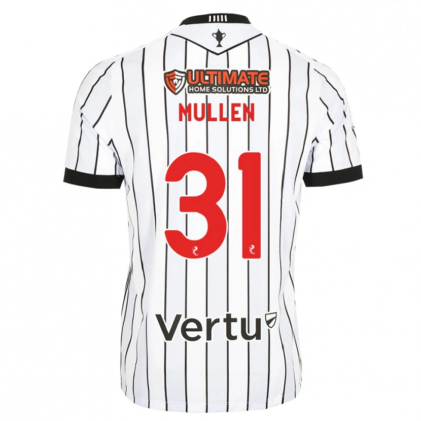 Danxen Hombre Camiseta Ryan Mullen #31 Blanco Negro Rojo 1ª Equipación 2026/27 La Camisa México
