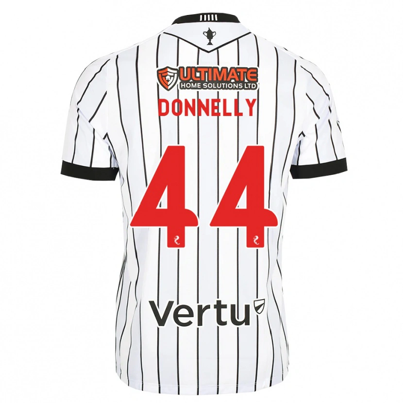 Danxen Hombre Camiseta Liam Donnelly #44 Blanco Negro Rojo 1ª Equipación 2026/27 La Camisa México