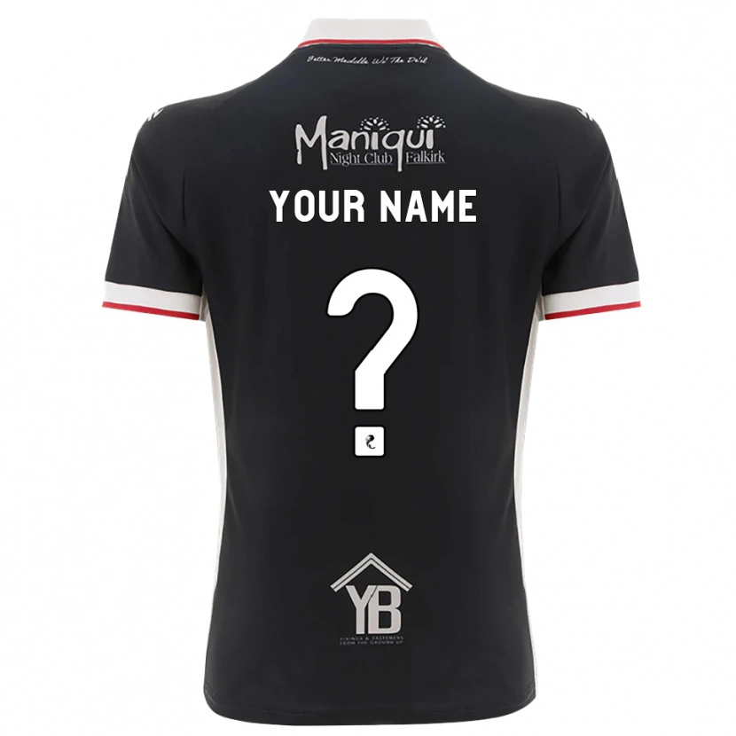 Danxen Hombre Camiseta Su Nombre #0 Negro Blanco Rojo 1ª Equipación 2026/27 La Camisa México