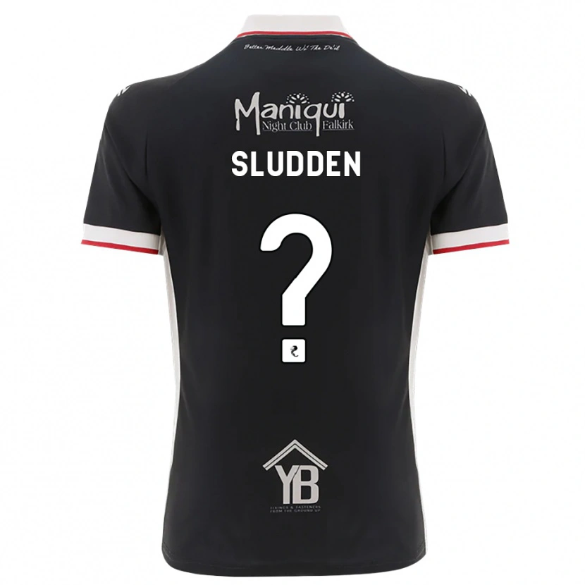 Danxen Hombre Camiseta Erin Sludden #0 Negro Blanco Rojo 1ª Equipación 2026/27 La Camisa México