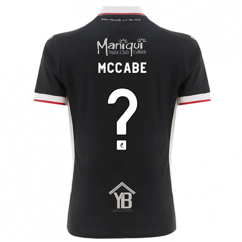 Danxen Hombre Camiseta Karen Mccabe #0 Negro Blanco Rojo 1ª Equipación 2026/27 La Camisa México