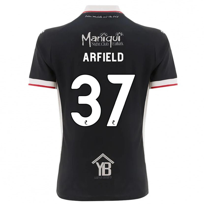 Danxen Hombre Camiseta Scott Arfield #37 Negro Blanco Rojo 1ª Equipación 2026/27 La Camisa México