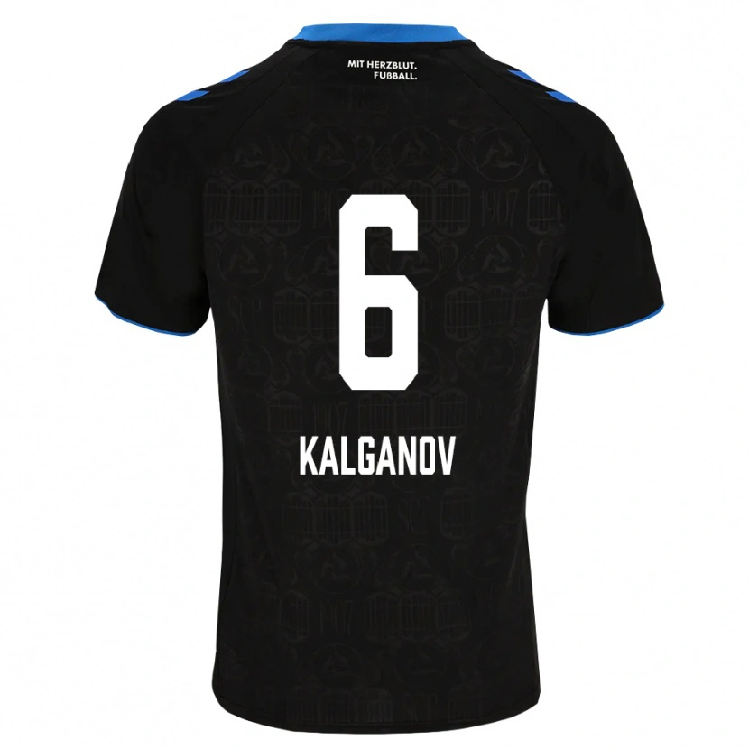 Danxen Hombre Camiseta Levin Kalganov #6 Negro Blanco Rojo 1ª Equipación 2026/27 La Camisa México