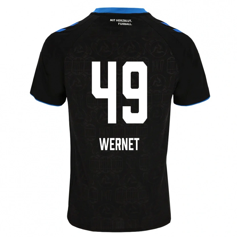 Danxen Hombre Camiseta Vigo Wernet #49 Negro Blanco Rojo 1ª Equipación 2026/27 La Camisa México