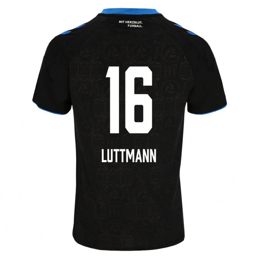 Danxen Hombre Camiseta Magnus Luttmann #16 Negro Blanco Rojo 1ª Equipación 2026/27 La Camisa México
