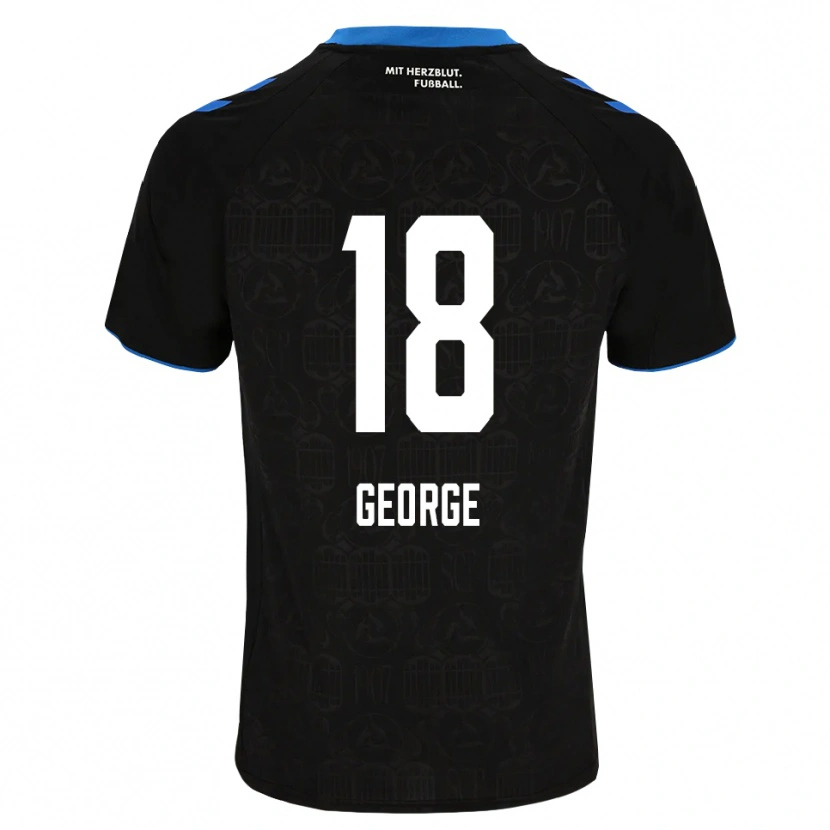 Danxen Hombre Camiseta Kayonte Kaheim Karim George #18 Negro Blanco Rojo 1ª Equipación 2026/27 La Camisa México