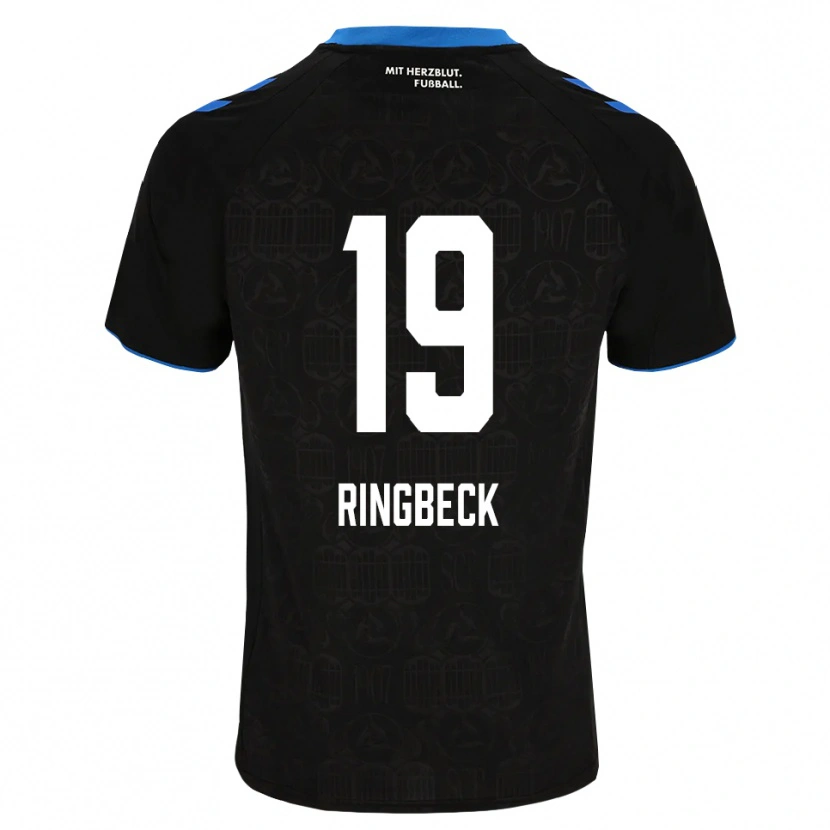 Danxen Hombre Camiseta Noah Ringbeck #19 Negro Blanco Rojo 1ª Equipación 2026/27 La Camisa México