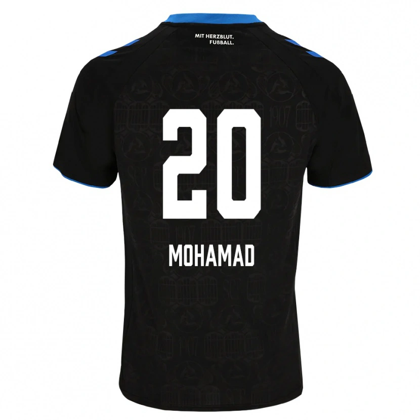 Danxen Hombre Camiseta Hassan Mohamad #20 Negro Blanco Rojo 1ª Equipación 2026/27 La Camisa México