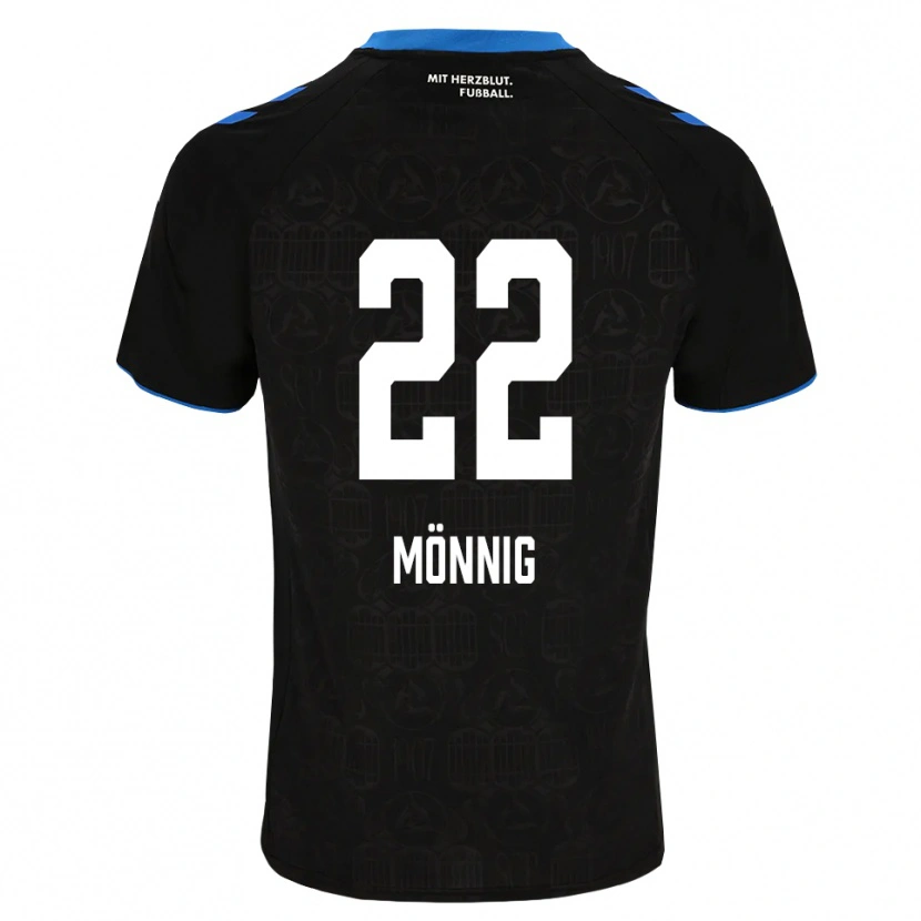 Danxen Hombre Camiseta Marlon Mönnig #22 Negro Blanco Rojo 1ª Equipación 2026/27 La Camisa México