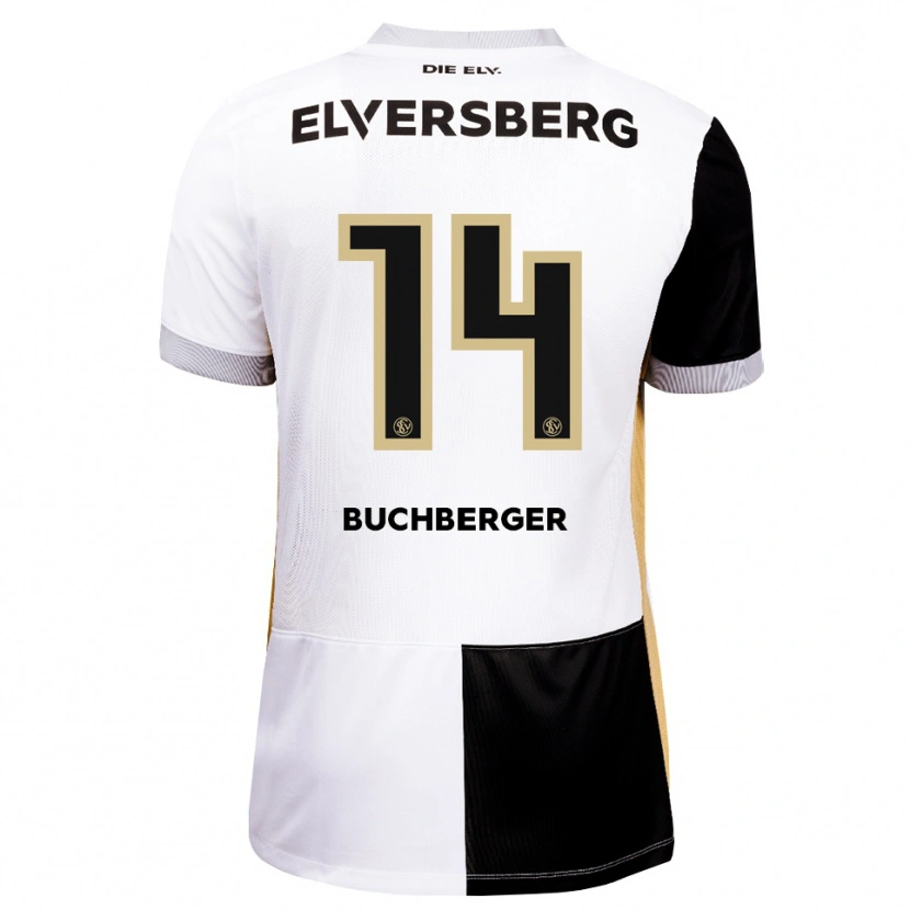 Danxen Hombre Camiseta Jonas Buchberger #14 Negro Blanco Marrón 1ª Equipación 2026/27 La Camisa México