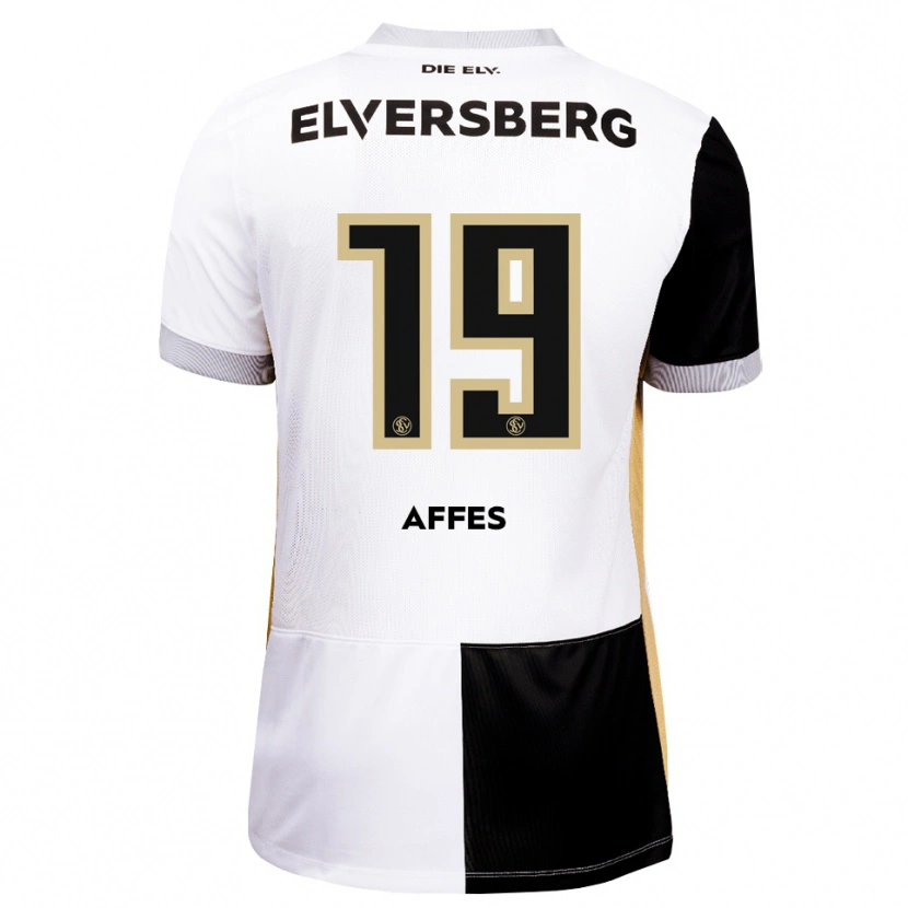 Danxen Hombre Camiseta Samy Affes #19 Negro Blanco Marrón 1ª Equipación 2026/27 La Camisa México