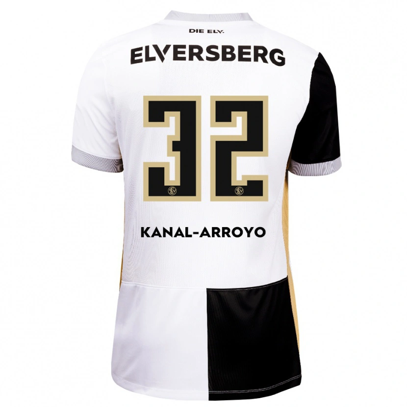 Danxen Hombre Camiseta Sullyvan Kanal-Arroyo #32 Negro Blanco Marrón 1ª Equipación 2026/27 La Camisa México