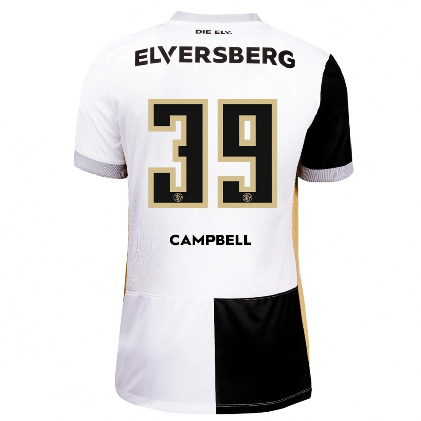 Danxen Hombre Camiseta Cole Campbell #39 Negro Blanco Marrón 1ª Equipación 2026/27 La Camisa México