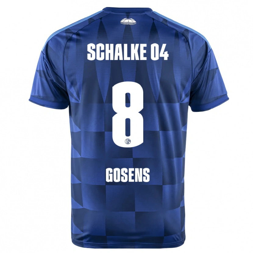 Danxen Hombre Camiseta Robin Gosens #8 Azul Oscuro Amarillo Blanco 1ª Equipación 2026/27 La Camisa México