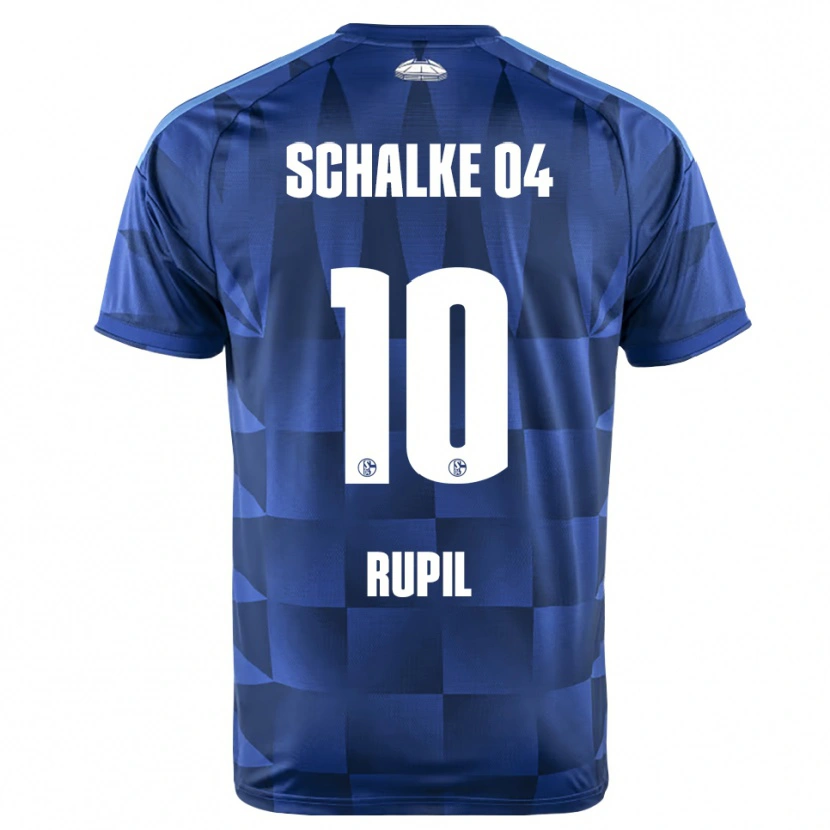Danxen Hombre Camiseta Timothé Rupil #10 Azul Oscuro Amarillo Blanco 1ª Equipación 2026/27 La Camisa México