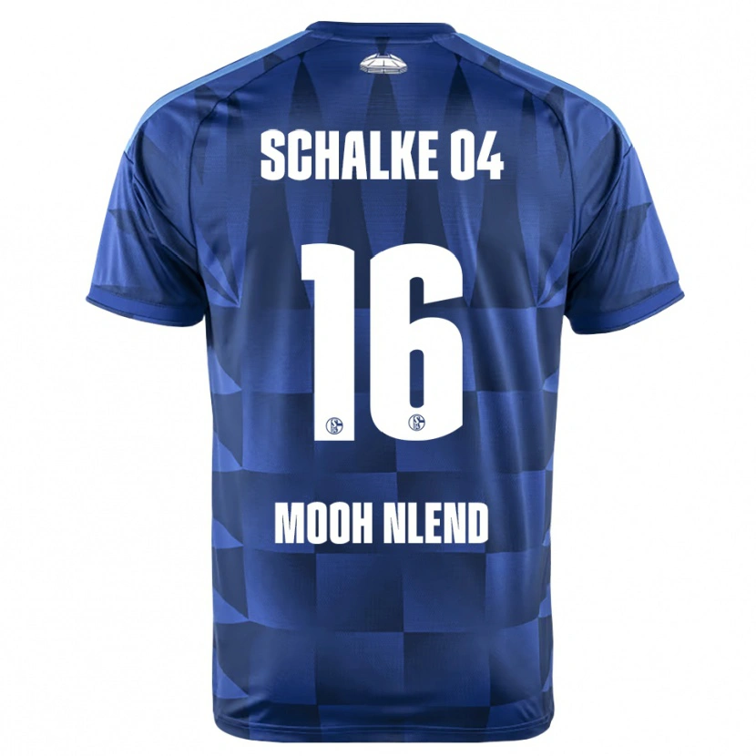 Danxen Hombre Camiseta Jofranck Mooh Nlend #16 Azul Oscuro Amarillo Blanco 1ª Equipación 2026/27 La Camisa México