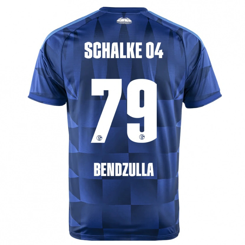 Danxen Hombre Camiseta Leonie Bendzulla #79 Azul Oscuro Amarillo Blanco 1ª Equipación 2026/27 La Camisa México