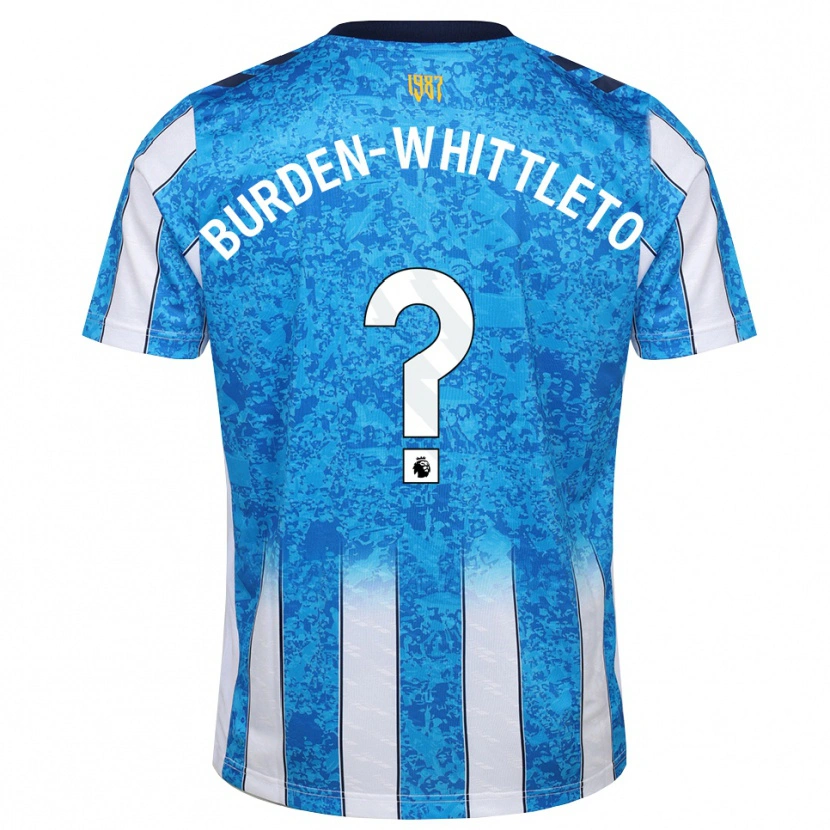 Danxen Hombre Camiseta Charlie Burden-Whittleton #0 Blanco Azul Naranja 1ª Equipación 2026/27 La Camisa México