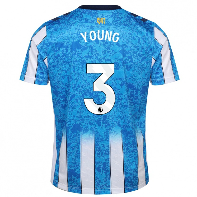 Danxen Hombre Camiseta Shay Young #3 Blanco Azul Naranja 1ª Equipación 2026/27 La Camisa México