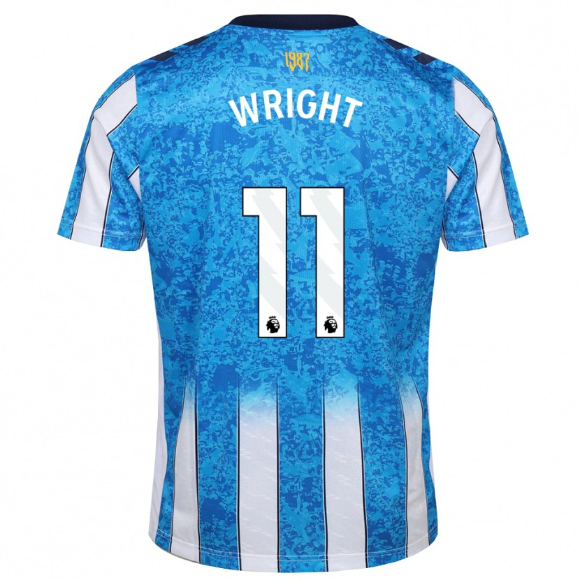 Danxen Hombre Camiseta Haji Wright #11 Blanco Azul Naranja 1ª Equipación 2026/27 La Camisa México
