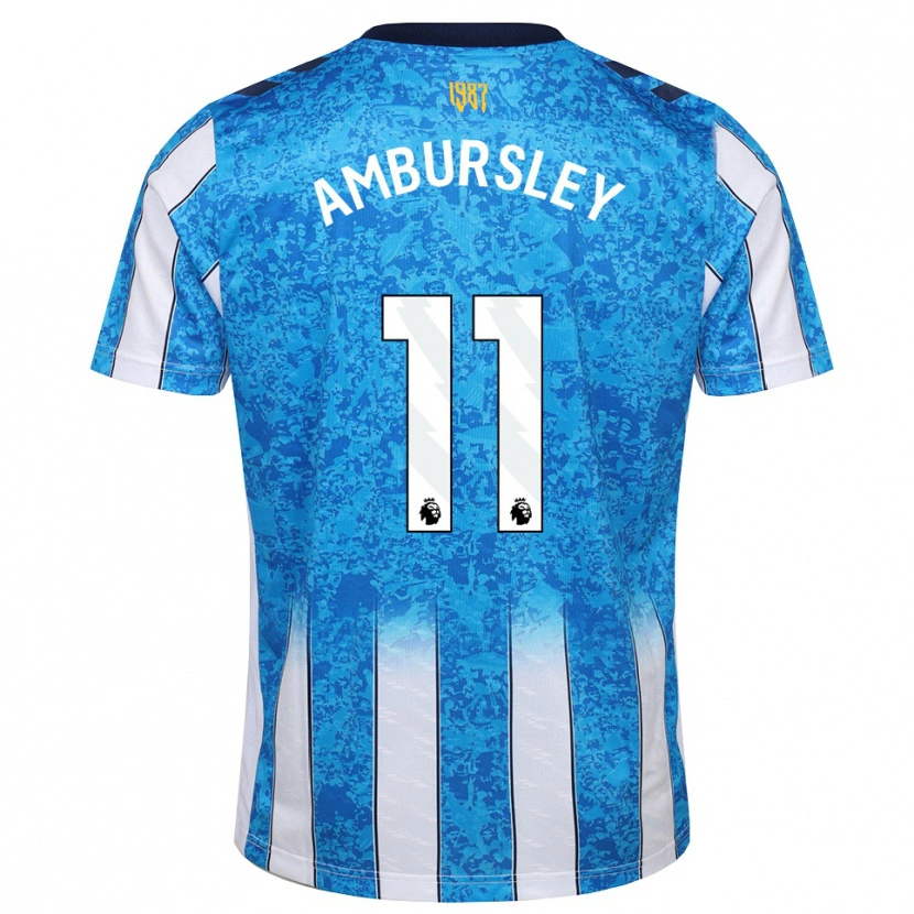 Danxen Hombre Camiseta Conrad Ambursley #11 Blanco Azul Naranja 1ª Equipación 2026/27 La Camisa México
