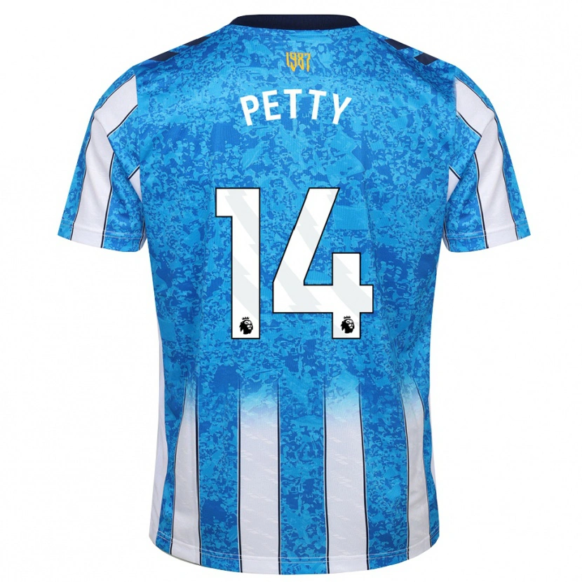 Danxen Hombre Camiseta Billy Petty #14 Blanco Azul Naranja 1ª Equipación 2026/27 La Camisa México