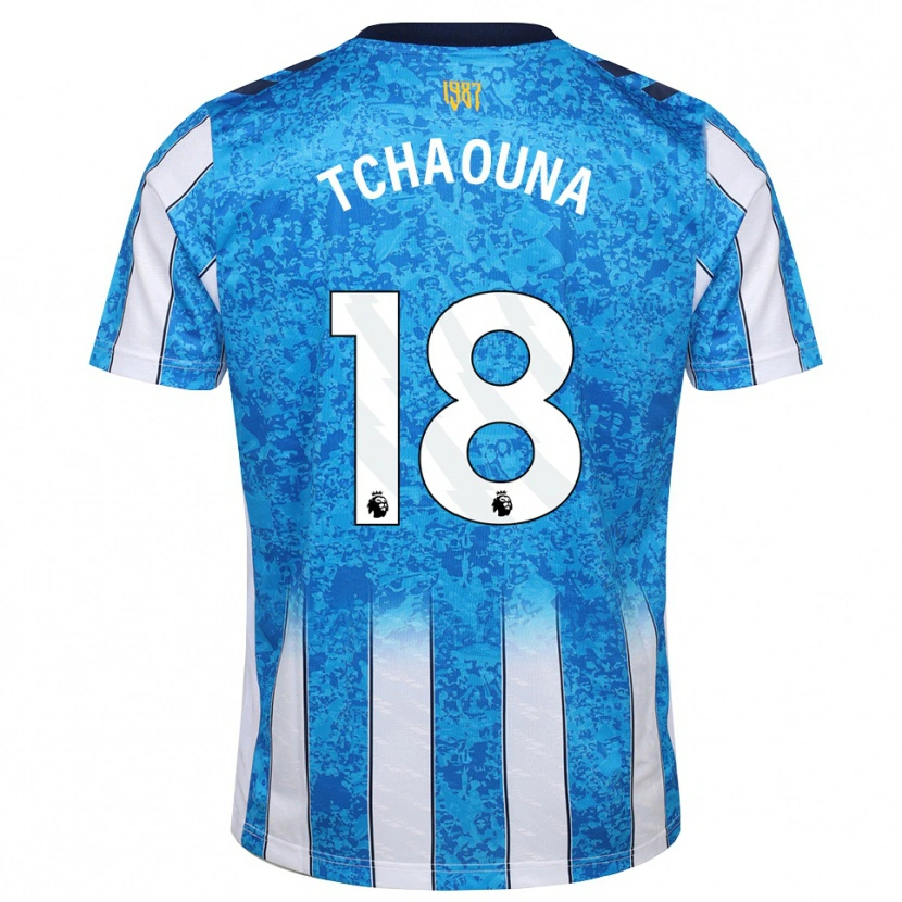 Danxen Hombre Camiseta Loum Tchaouna #18 Blanco Azul Naranja 1ª Equipación 2026/27 La Camisa México
