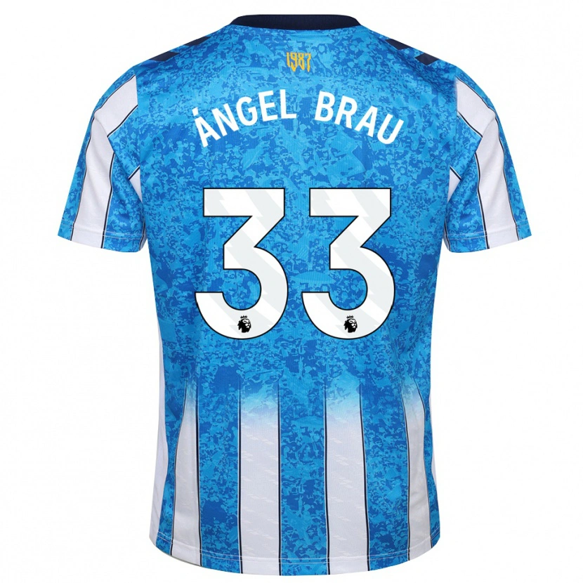 Danxen Hombre Camiseta Miguel Ángel Brau #33 Blanco Azul Naranja 1ª Equipación 2026/27 La Camisa México