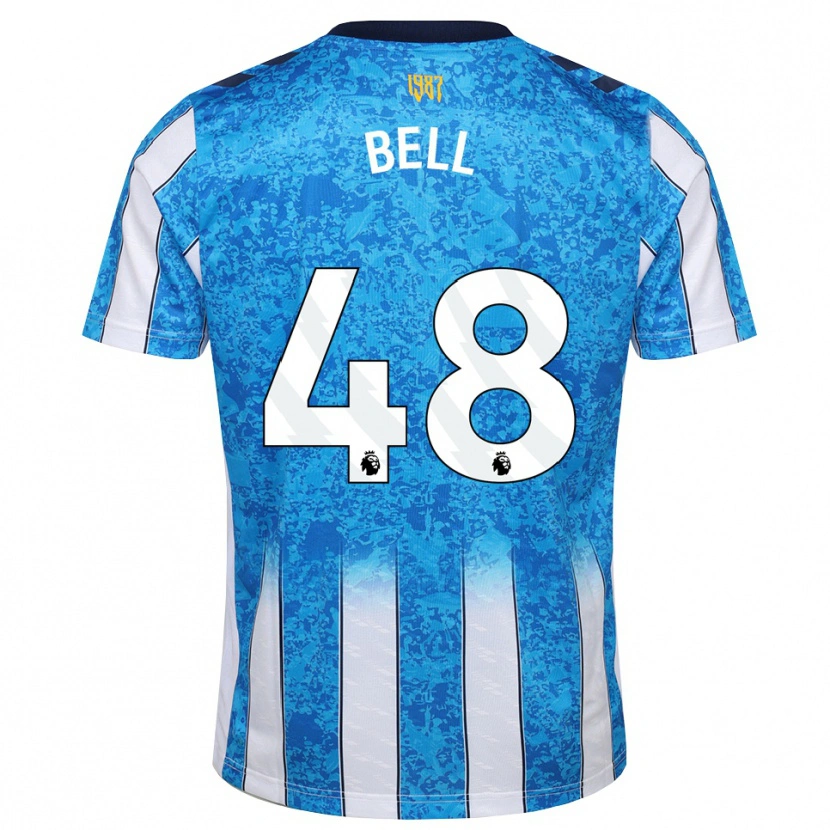 Danxen Hombre Camiseta Luke Bell #48 Blanco Azul Naranja 1ª Equipación 2026/27 La Camisa México