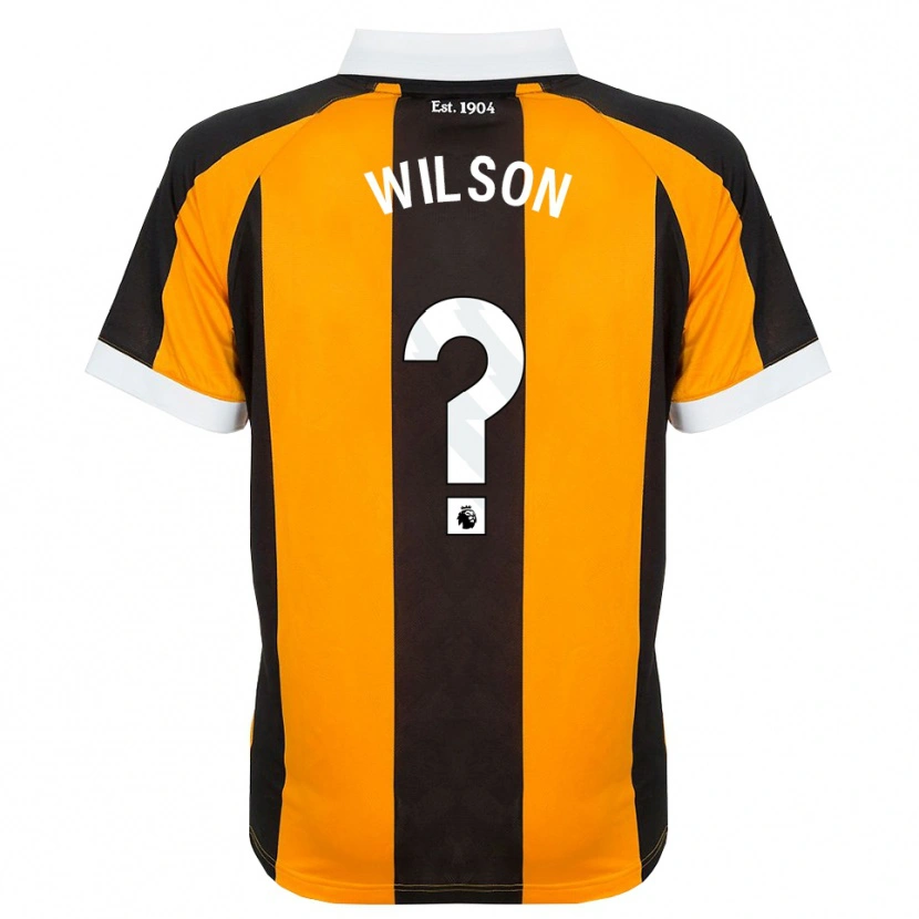 Danxen Hombre Camiseta George Wilson #0 Naranja Negro Blanco 1ª Equipación 2026/27 La Camisa México