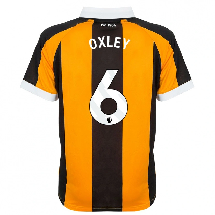 Danxen Hombre Camiseta Tilly Oxley #6 Naranja Negro Blanco 1ª Equipación 2026/27 La Camisa México