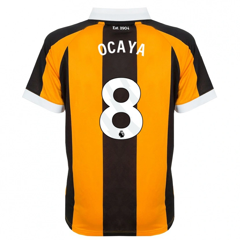 Danxen Hombre Camiseta Josh Ocaya #8 Naranja Negro Blanco 1ª Equipación 2026/27 La Camisa México