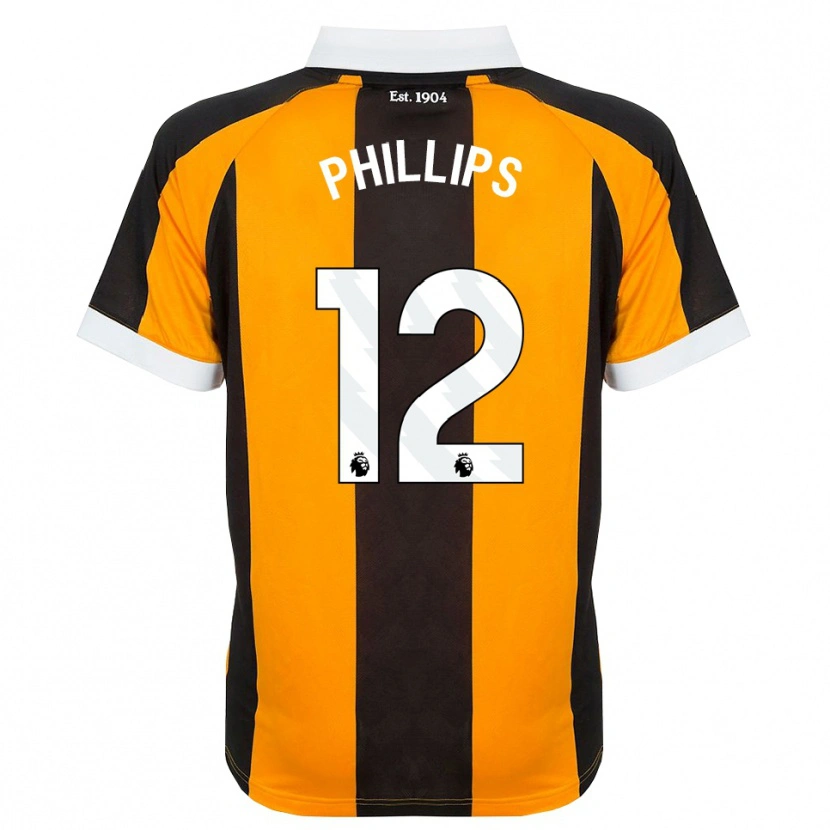 Danxen Hombre Camiseta Dillon Phillips #12 Naranja Negro Blanco 1ª Equipación 2026/27 La Camisa México