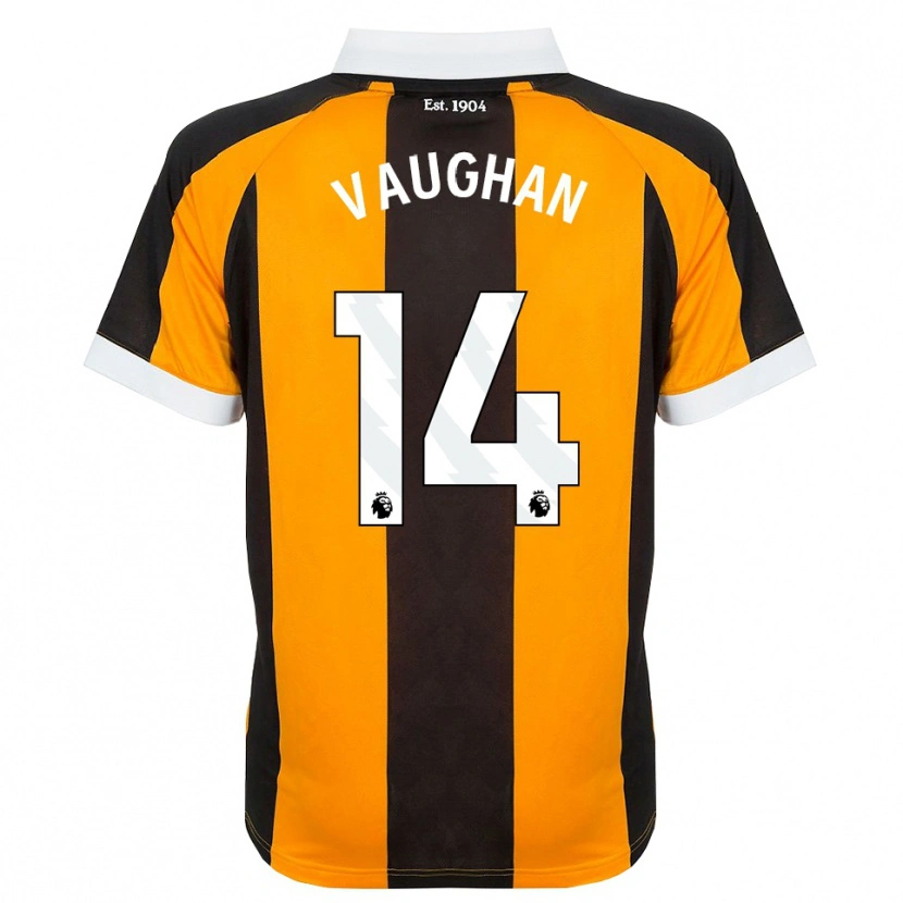 Danxen Hombre Camiseta Harry Vaughan #14 Naranja Negro Blanco 1ª Equipación 2026/27 La Camisa México