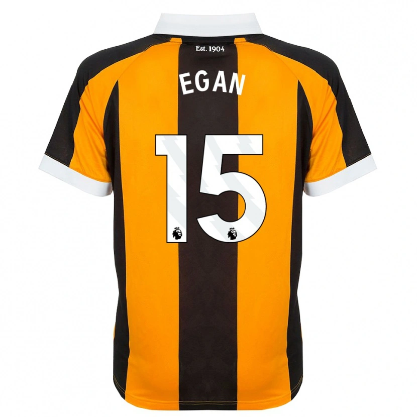 Danxen Hombre Camiseta John Egan #15 Naranja Negro Blanco 1ª Equipación 2026/27 La Camisa México