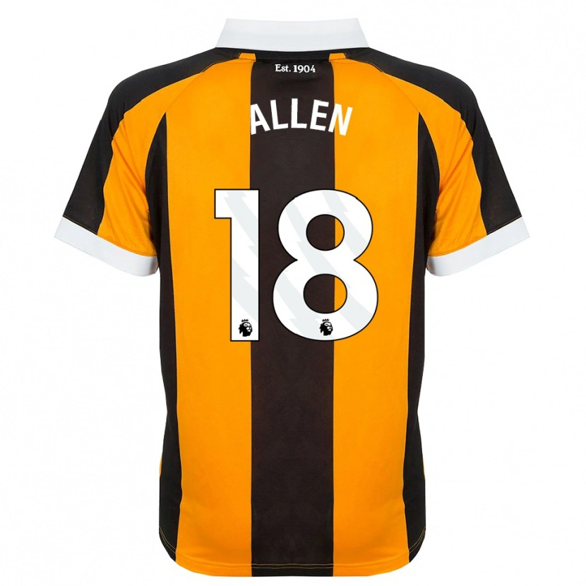 Danxen Hombre Camiseta Aaliyah Allen #18 Naranja Negro Blanco 1ª Equipación 2026/27 La Camisa México