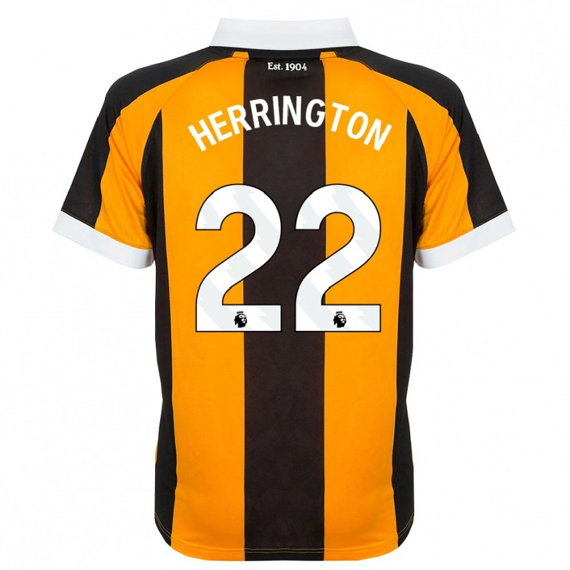 Danxen Hombre Camiseta Lucas Herrington #22 Naranja Negro Blanco 1ª Equipación 2026/27 La Camisa México