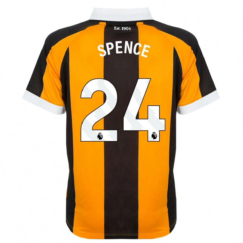 Danxen Hombre Camiseta Emily Spence #24 Naranja Negro Blanco 1ª Equipación 2026/27 La Camisa México
