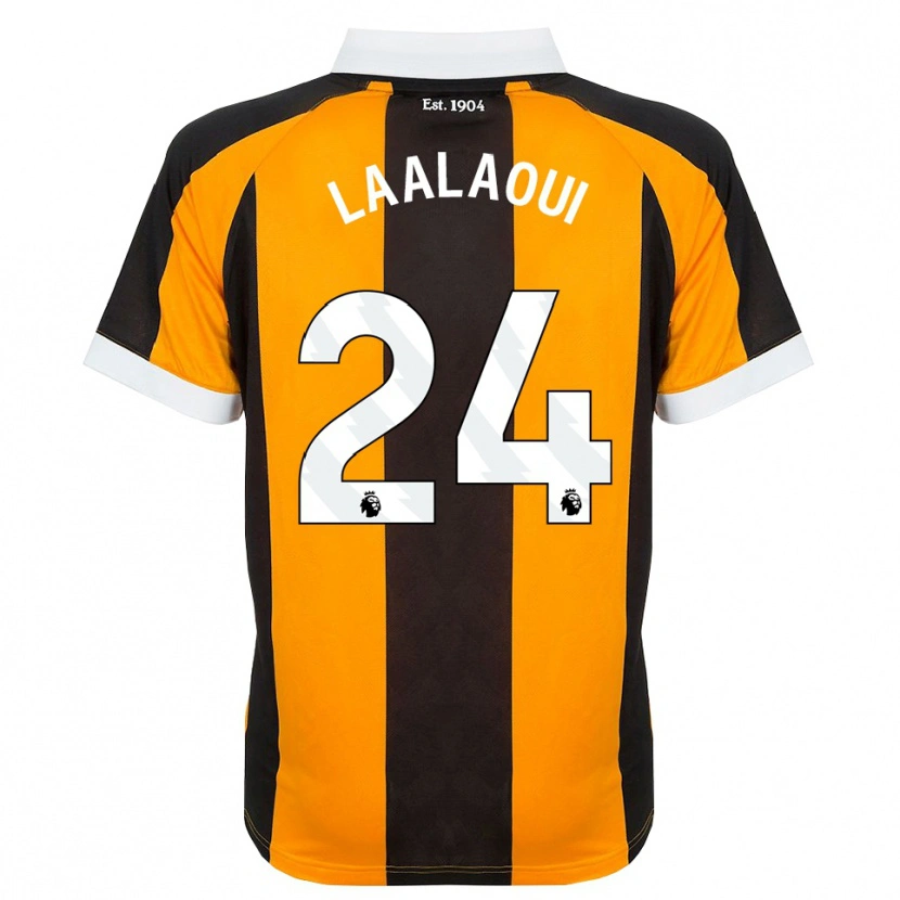 Danxen Hombre Camiseta Reda Laalaoui #24 Naranja Negro Blanco 1ª Equipación 2026/27 La Camisa México