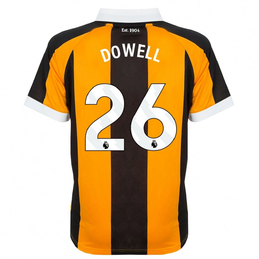 Danxen Hombre Camiseta Kieran Dowell #26 Naranja Negro Blanco 1ª Equipación 2026/27 La Camisa México