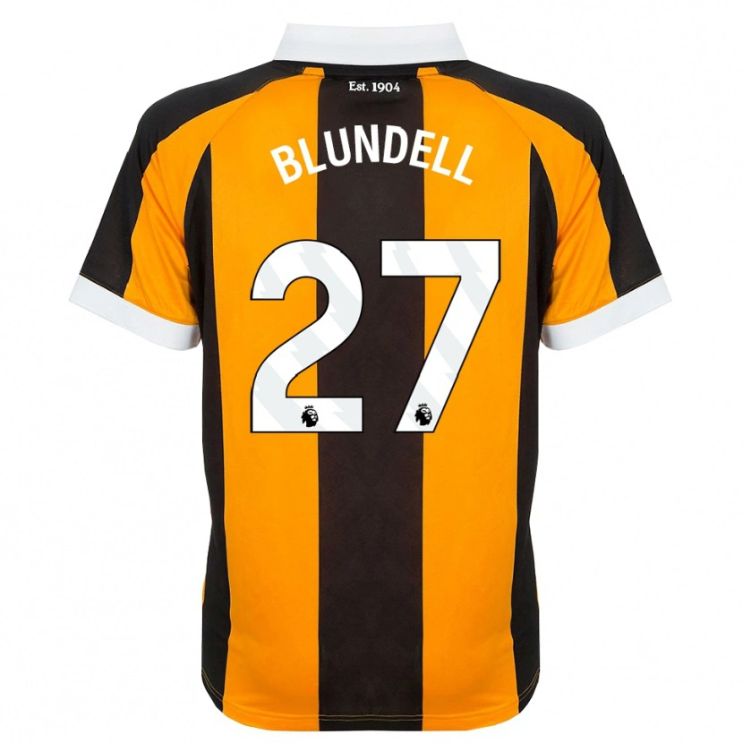 Danxen Hombre Camiseta Maddie Blundell #27 Naranja Negro Blanco 1ª Equipación 2026/27 La Camisa México