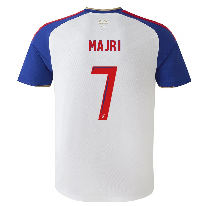 Danxen Hombre Camiseta Amel Majri #7 Azul Real Rojo Blanco 1ª Equipación 2026/27 La Camisa México