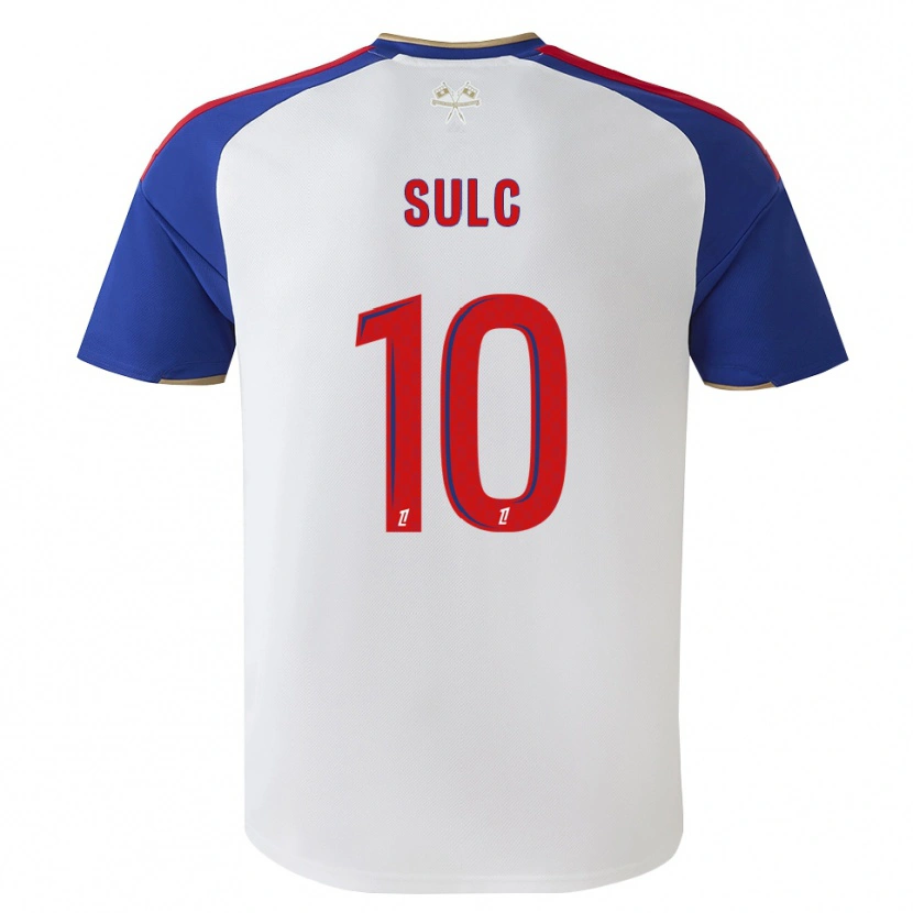 Danxen Hombre Camiseta Pavel Sulc #10 Azul Real Rojo Blanco 1ª Equipación 2026/27 La Camisa México