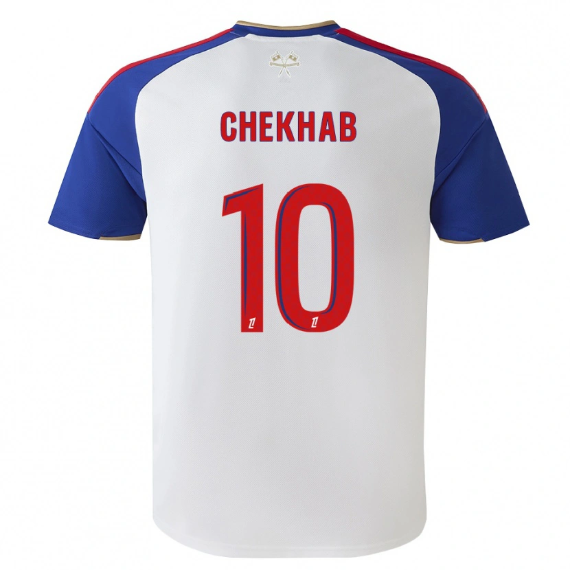 Danxen Hombre Camiseta Hedi Chekhab #10 Azul Real Rojo Blanco 1ª Equipación 2026/27 La Camisa México