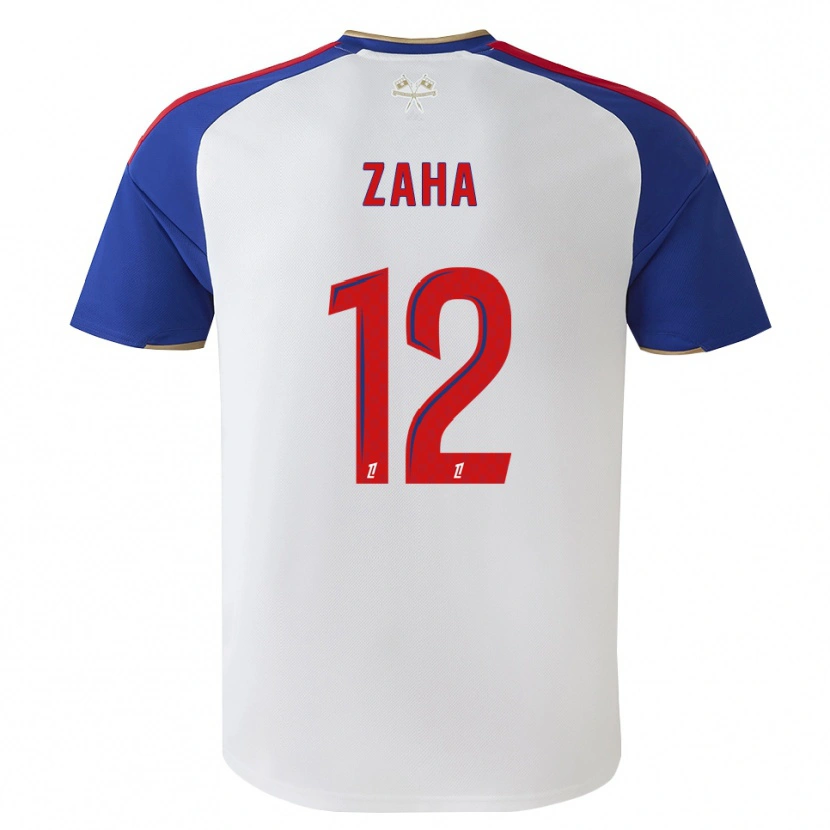 Danxen Hombre Camiseta Wilfried Zaha #12 Azul Real Rojo Blanco 1ª Equipación 2026/27 La Camisa México